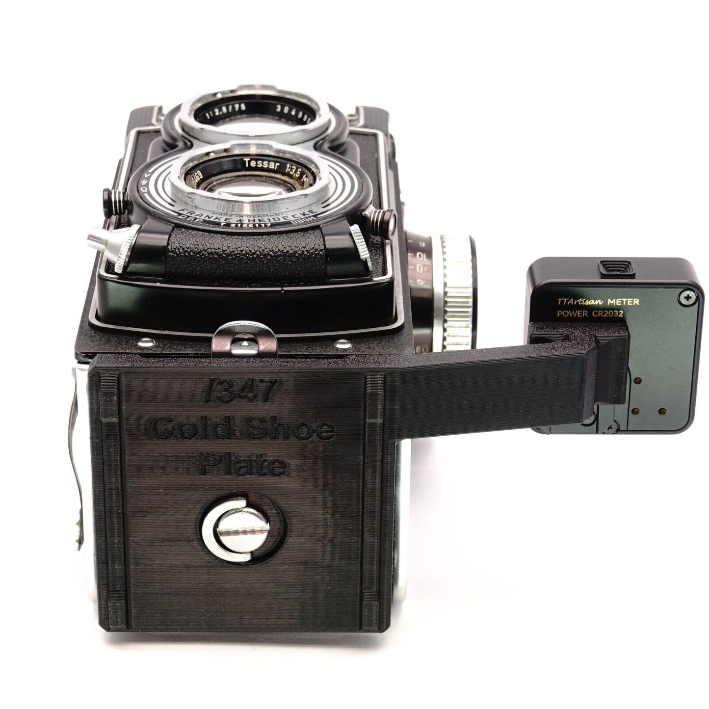 Adattatore slitta fredda per Rolleiflex 2.8F, 3.5F, Tele e Wide