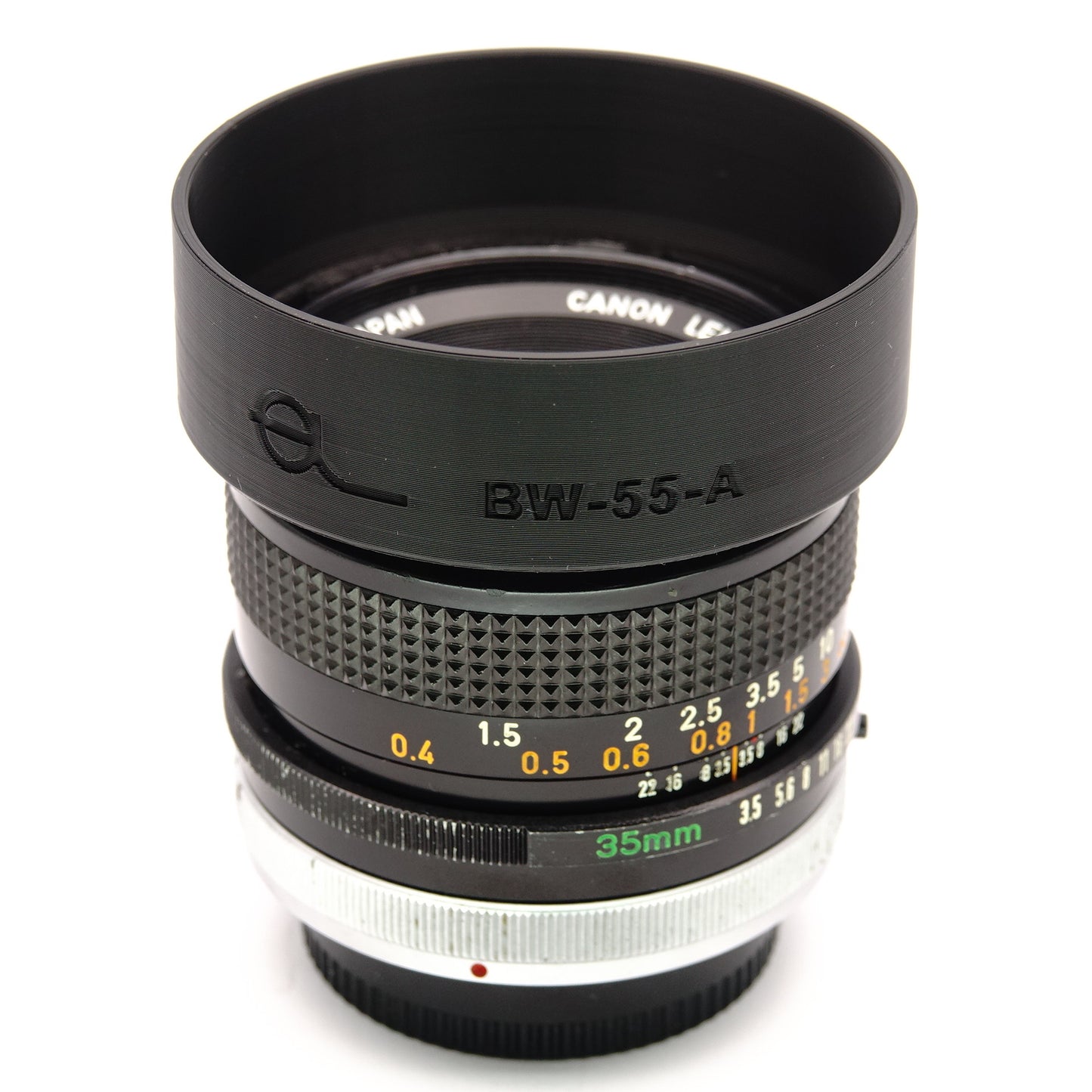Paraluce BW-55A per Canon FD 35mm f/2, f/3.5 S.S.C.