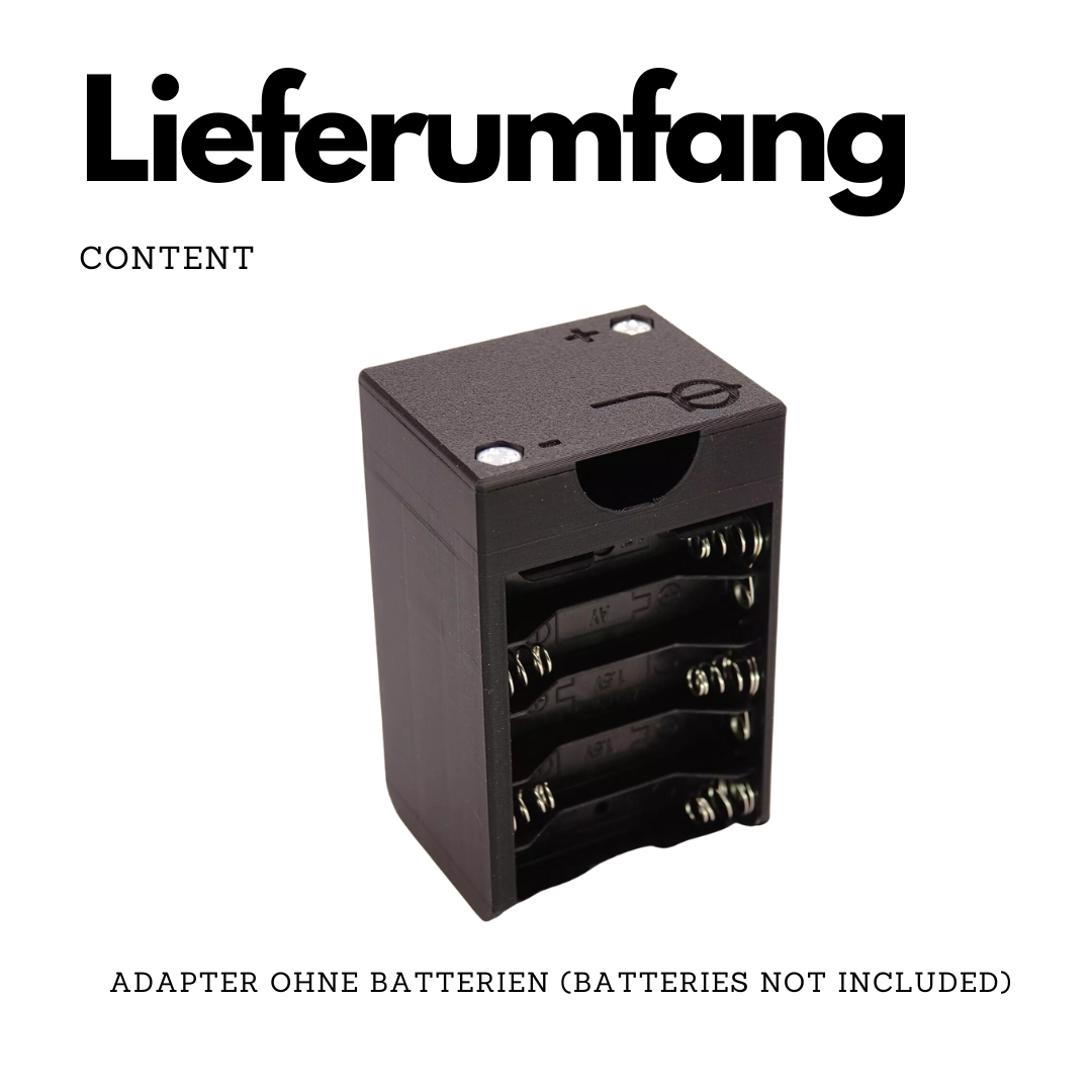 Akku-Adapter 10x AA für Metz Mecablitz 60 CT-1 / CT-2 / CT-4