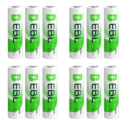 AA Mignon Battery NiMH 2800mAh – EBL rechargeable