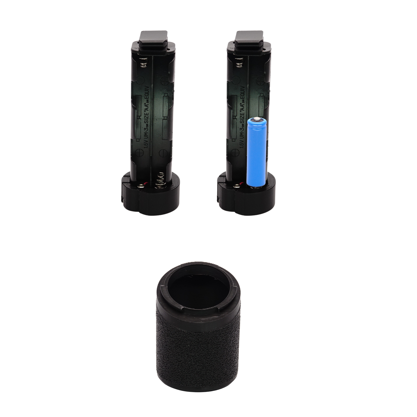 Porta batterie 7x AA per Metz Mecablitz 76 MZ-5, 70 MZ-5, 50 MZ-5