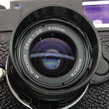 Lens Hood for Minolta M-Rokkor 28mm f/2.8 (CL & CLE)