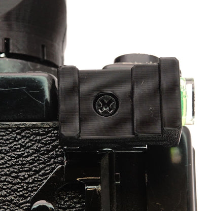 90° spirit level for side accessory shoe for Yashica Mat 124, Rolleiflex & Mamiya RB67