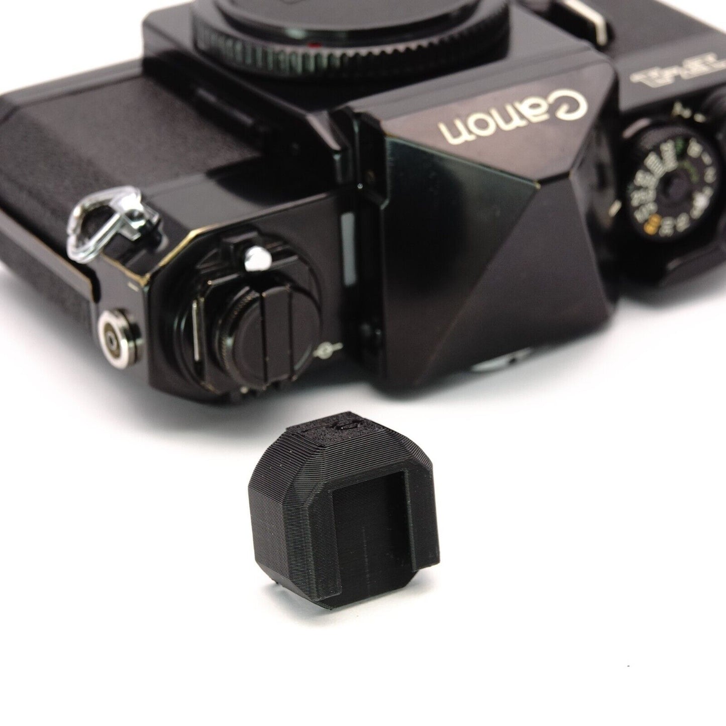 Cold shoe adapter for Canon F-1 & Nikon F3