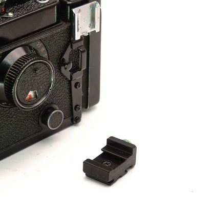 90° spirit level for side accessory shoe for Yashica Mat 124, Rolleiflex & Mamiya RB67