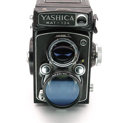 Lens hood Bay I & filter adapter for Yashica Mat 124G, Rolleiflex T