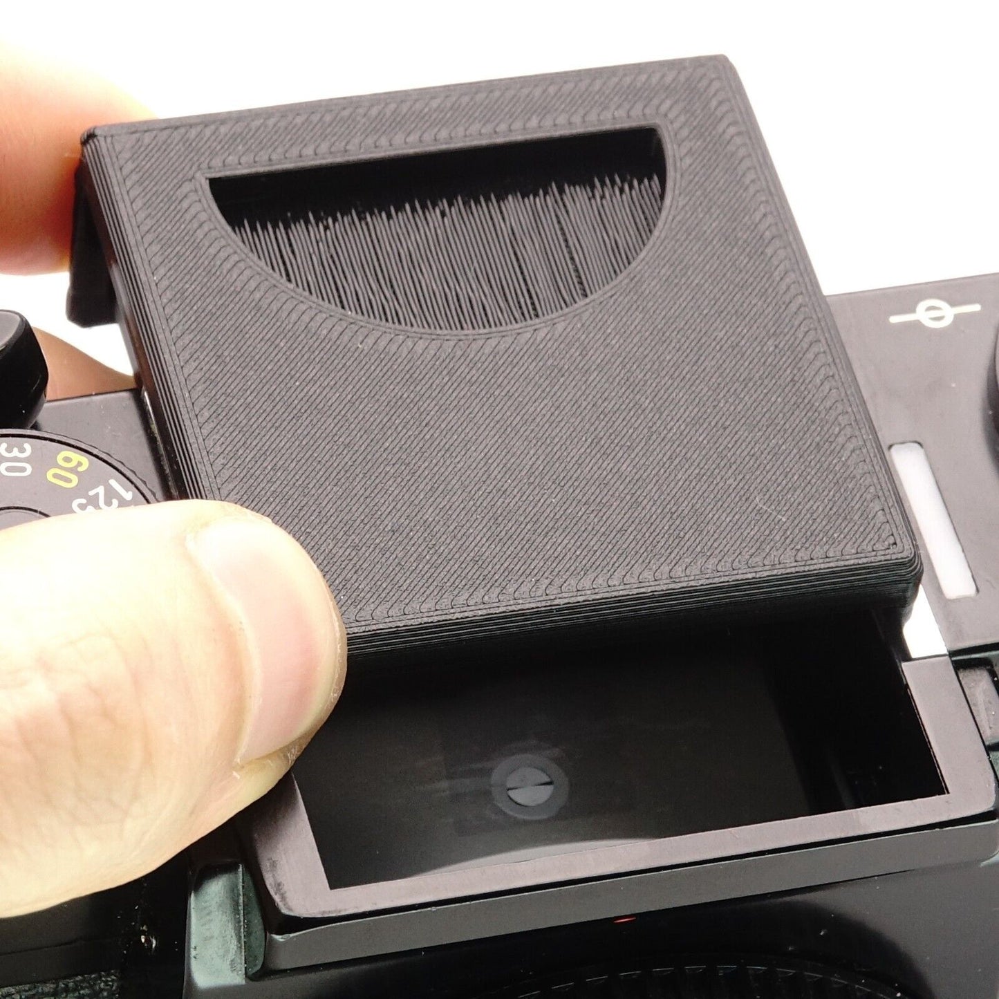 Protective cover for focusing screen for Canon F-1 & F-1n