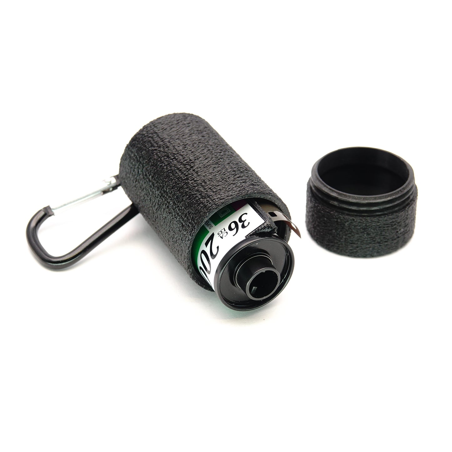 Portachiavi a barilotto per pellicola 35mm con moschettone per Kodak, Fuji, Ilford e altri