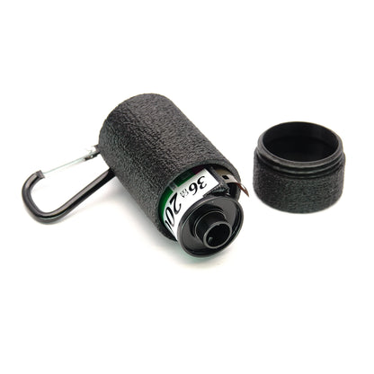Portachiavi a barilotto per pellicola 35mm con moschettone per Kodak, Fuji, Ilford e altri
