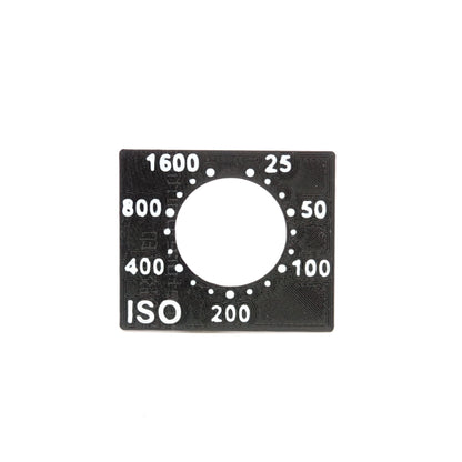 ISO badge replacement (2 pieces) for Minox 35 GT, GL, ML & EL