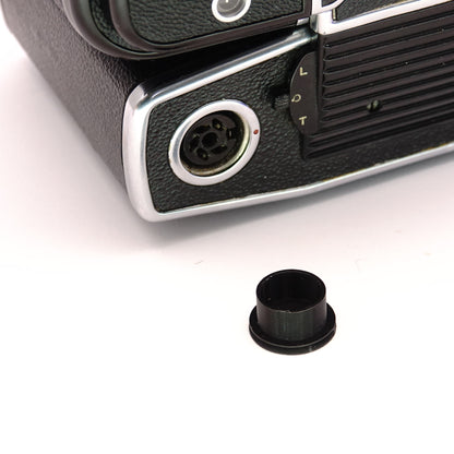 Cover for connection socket for Rolleiflex 6000, 6006, Hasselblad 500 EL