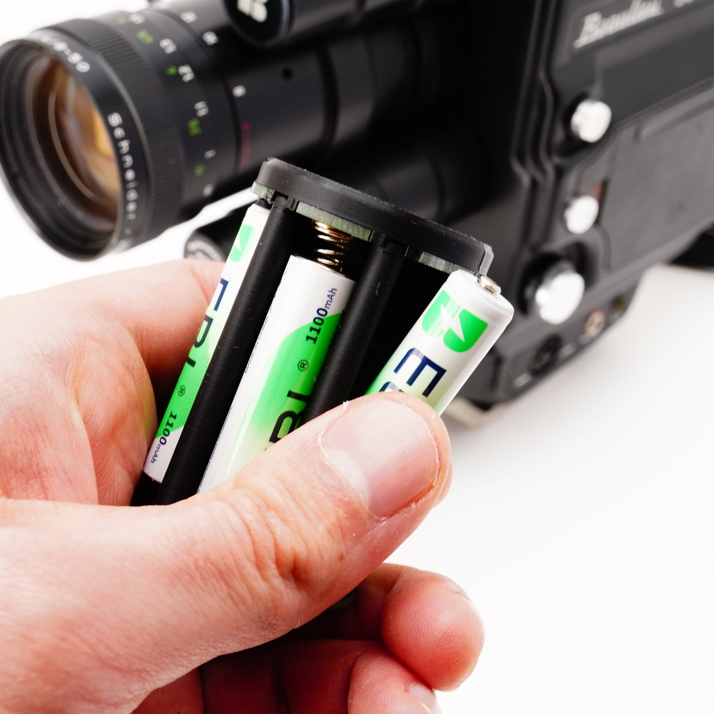 Battery adapter 6x AAA for Beaulieu 3008 S, 5008 S