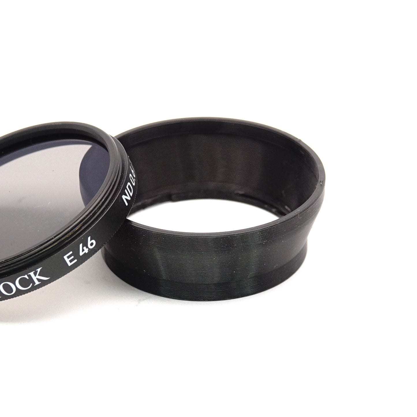 Lens hood Bay I & filter adapter for Yashica Mat 124G, Rolleiflex T