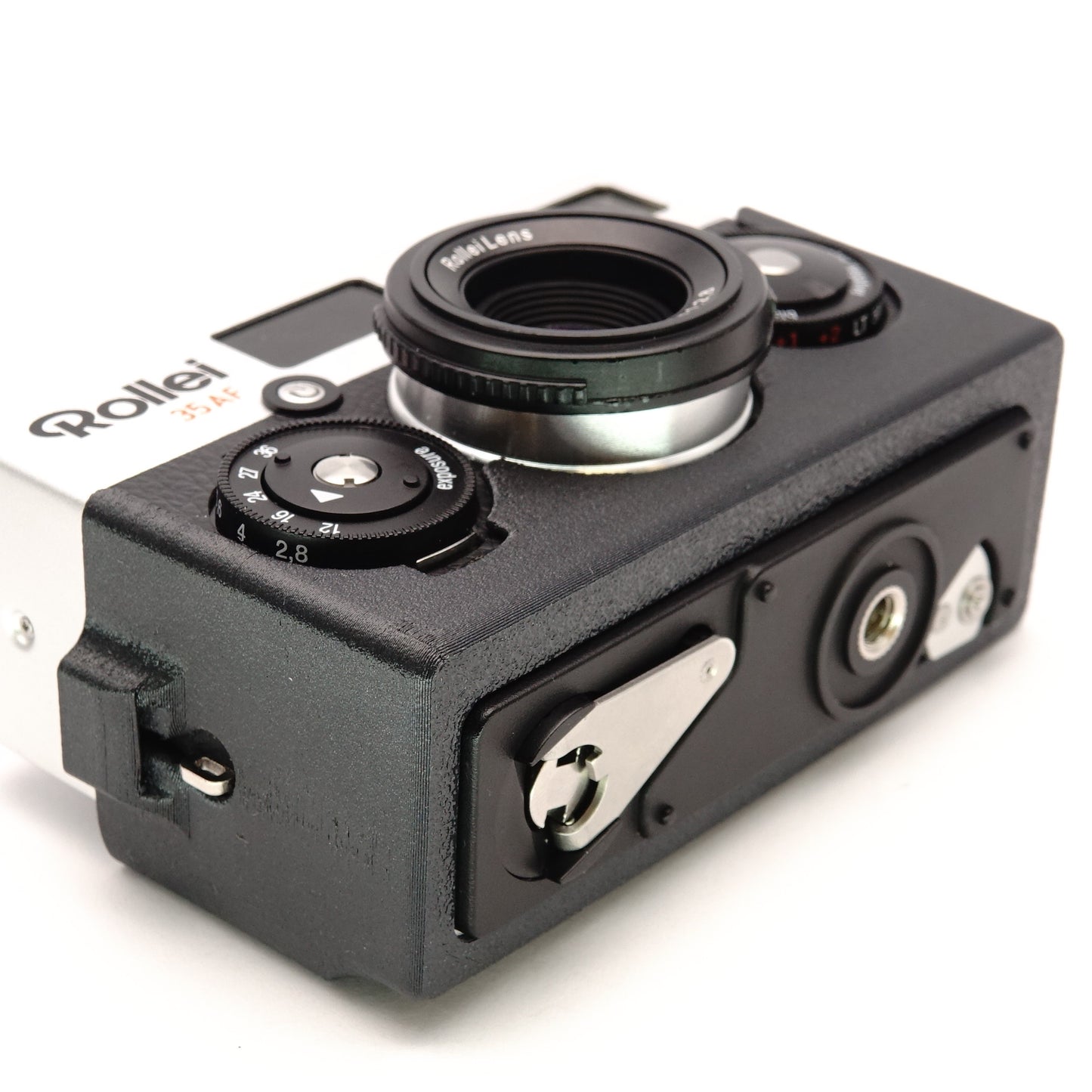 Accessori (copriobiettivo, adattatore, paraluce, custodia) per Rollei 35 AF