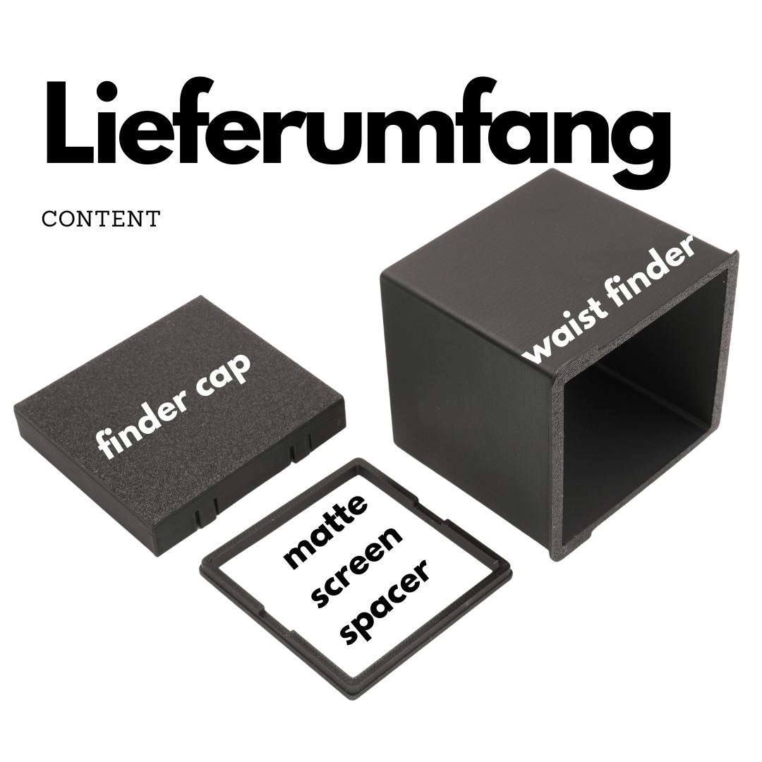 Juego de adaptadores de enfoque para Escura Hasselback en Hasselblad 500