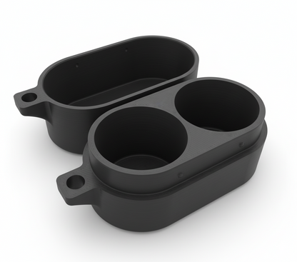 Carrying case for 2x battery adapters for Hasselblad 500 EL