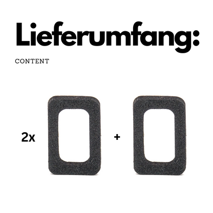 Guarnizione luce con finestra di visualizzazione (set da 2) per Leica R, Contax G e Ricoh GR