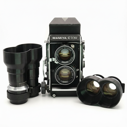 Paraluce per obiettivi Mamiya C330 / C220 / C33 (55mm - 250mm)