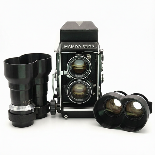 Lens hood for Mamiya C330 / C220 / C33 lenses (55mm - 250mm)