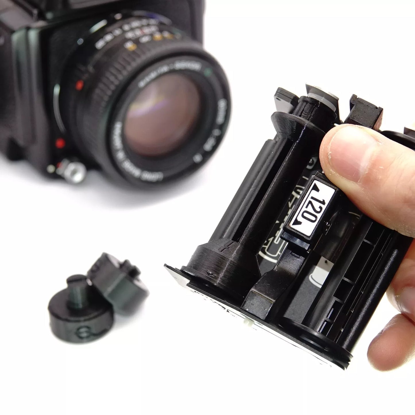 Ensemble d'adaptateurs de film 35 mm vers 120 pour Hasselblad, Mamiya et Rolleiflex