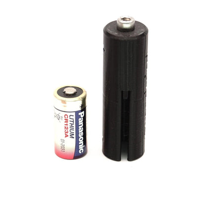Adattatore batteria 2R10 (CR123A) per Winkerkelle, VEB Zeitz, dispositivi DDR