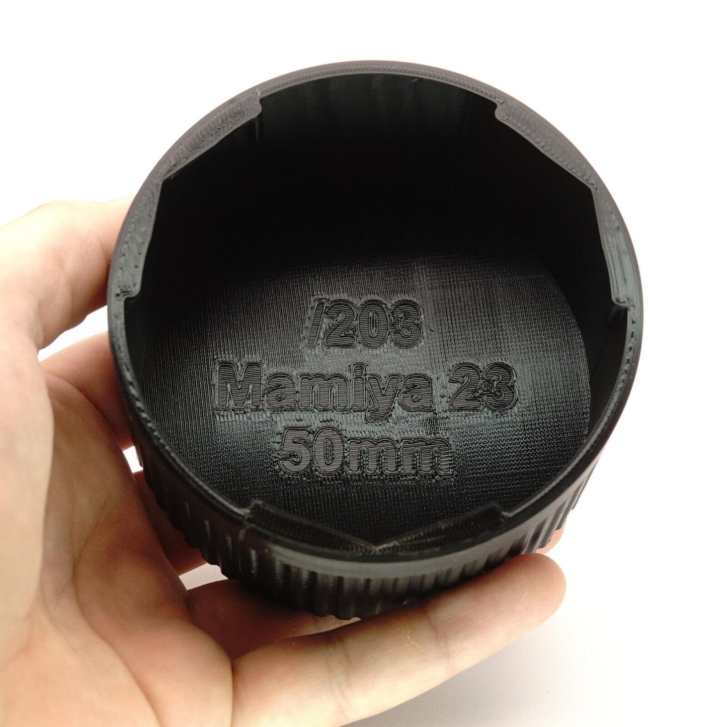 Cache-objectif arrière (profond) pour Mamiya Press & Sekor 50mm f/6.3