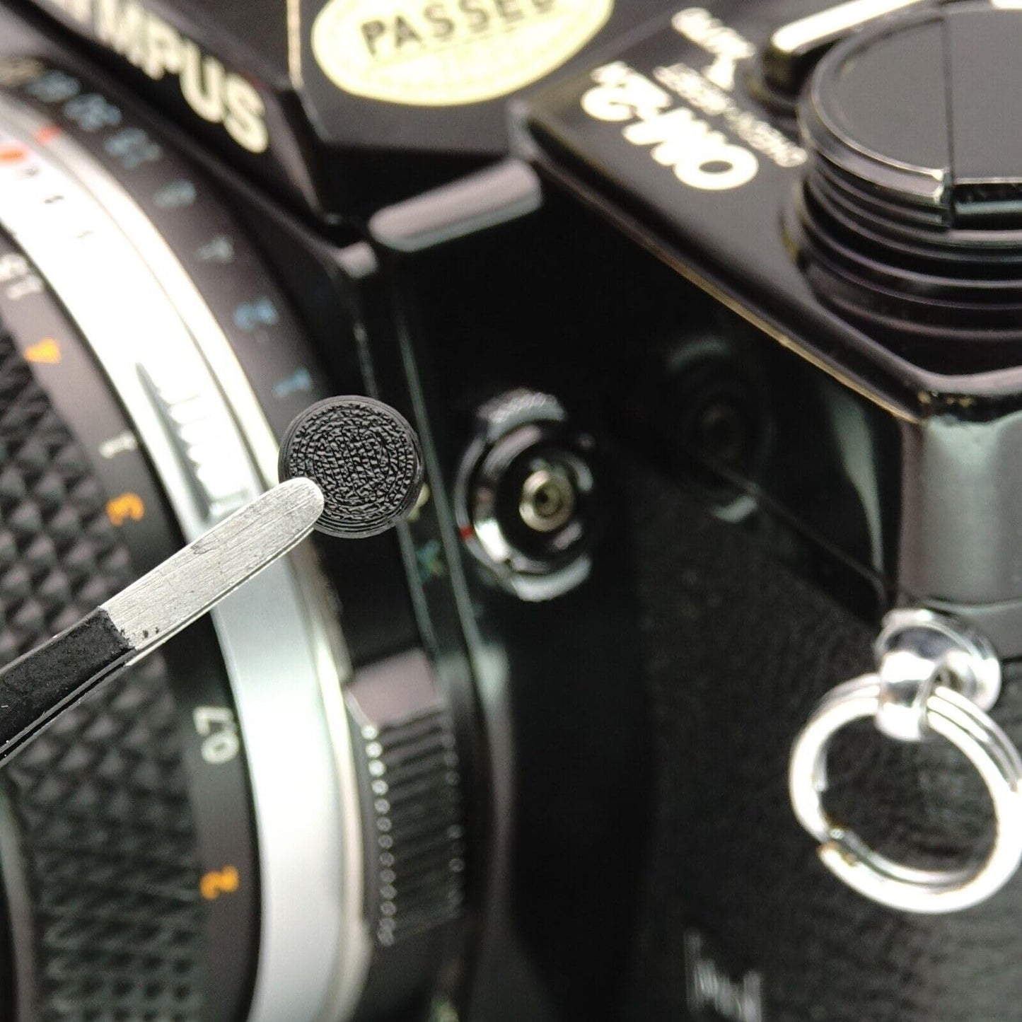 PC sync cover cap for Olympus OM-1, OM-2 & OM-4