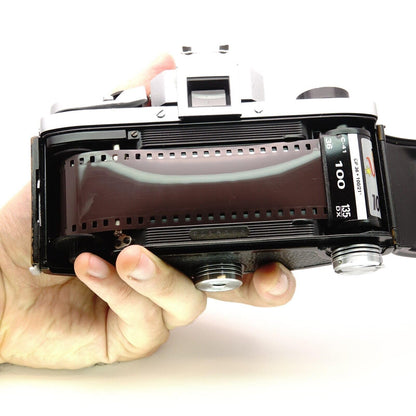 Bobina per pellicola per Exakta Varex VX 1000, VX 500, IIa e IIb (Codice Blu)