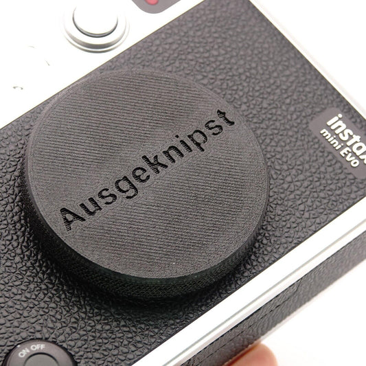 Lens cap for Fuji Instax Mini Evo
