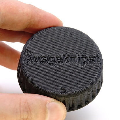 Cache d'objectif pour monture Nikon F pour Nikkor AI, AI-S & AF