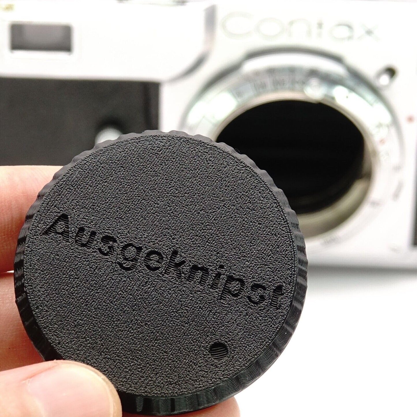 Copriobiettivo per Nikon S, Contax RF e Kiev RF