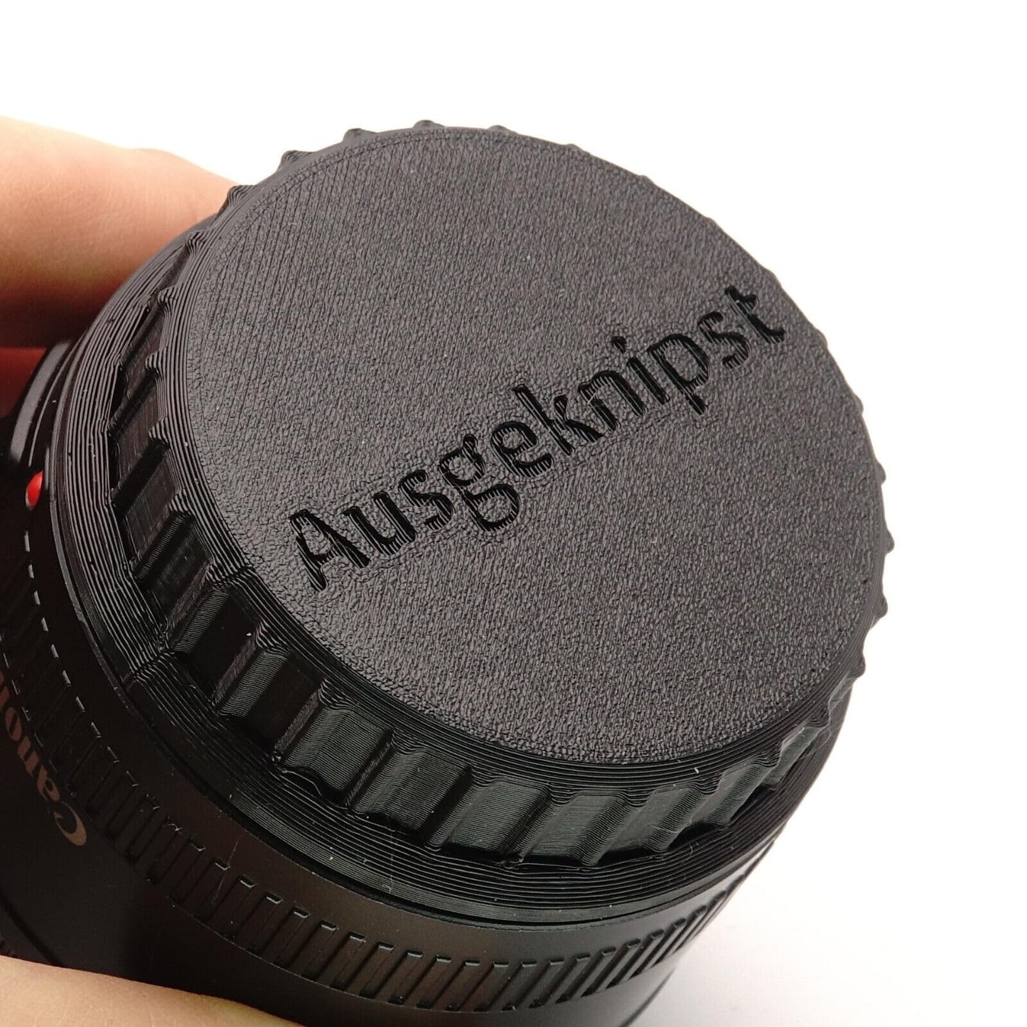 Lens rear cap for Canon EF bayonet (L-series, STM, USM)