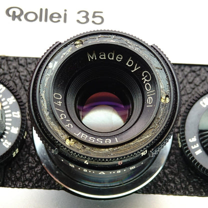 Targhetta anello per Rollei 35, T, TE & B (Tessar 3,5/40)