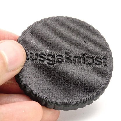 Bouchon d'objectif à enfiler Ø 48mm pour Carl Zeiss Jena Tessar 5cm (Contax RF)