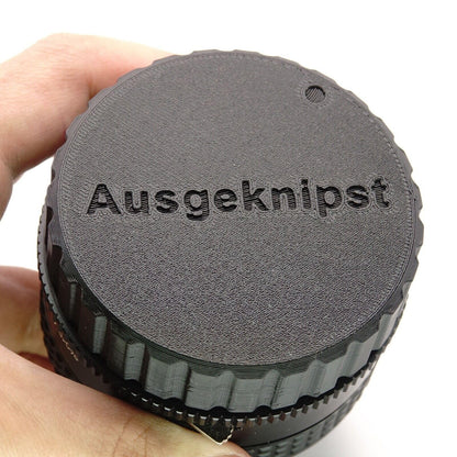 Copriobiettivo posteriore (a baionetta filettata) per Kiev 88 Volna, Vega e Mir